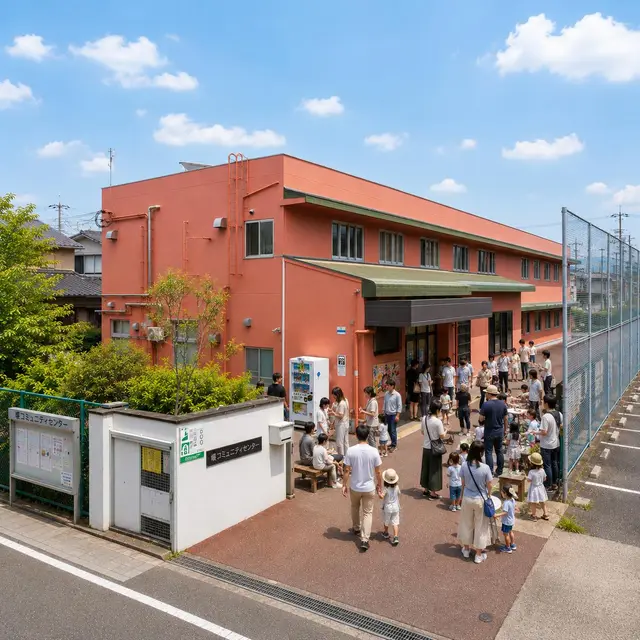 堤コミュニティセンターの外観